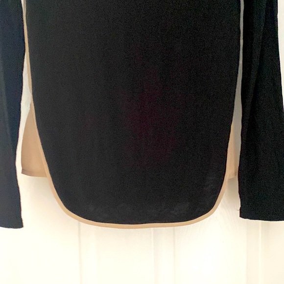 Black Bordeaux Anthropologie top - Picture 3 of 5